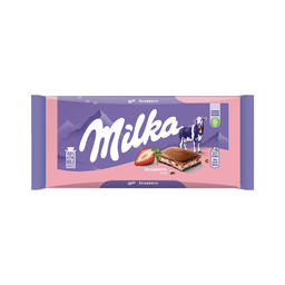 Milka Çilekli Yoğurtlu Çikolata (100 g)