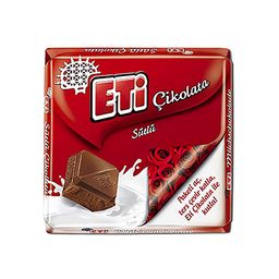 Eti Sütlü Kare Çikolata (60 g)
