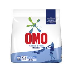 Omo Active Fresh 10 Yıkama Toz Çamaşır Deterjanı (1,5 kg)