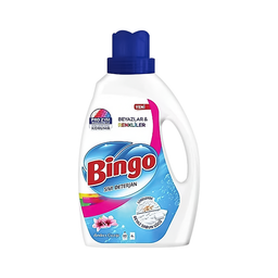 Bingo Renkliler ve Beyaz İçin Amber Çiçeği Sıvı Deterjan (2,6 L)