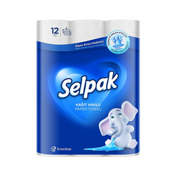 Selpak Beyaz Kağıt Havlu (12'li)