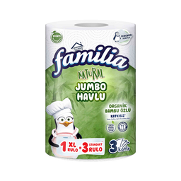 Familia Natural Jumbo Kağıt Havlu (1 = 6 Rulo)
