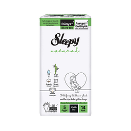 Sleepy Natural Kompakt Junior Bebek Bezi (14'lü)