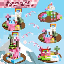 Magnetic Building Cubes 100 Pcs/Set ZH008 - Unicorn
