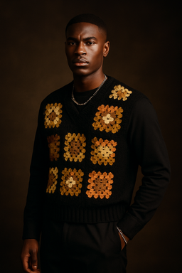 Handmade Men’s Crochet Vest