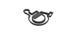 Wheel chair  outprint Cookie Cutter 