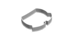 Micky shorts outline Cookie Cutter 