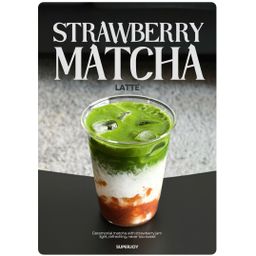 Strawberry Matcha Latte