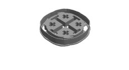 Jerusalem Cross 3 outprint  Cookie Cutter   