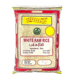 Shankar White Raw Rice 5Kg