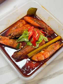 Tom Yum Prawns (8pcs)