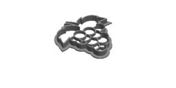 Grapes out print Cookie Cutter 