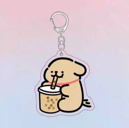Dog Couple Keychain