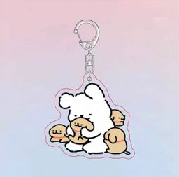 Dog Couple Keychain