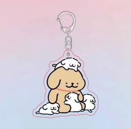 Dog Couple Keychain