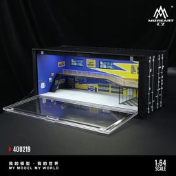MOREART MODEL 1/64 DIORAMA CONTAINER - YELLOW/BLUE