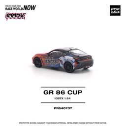 POP RACE MODEL 1/64 TOYOTA GR86 - 1087X CUP