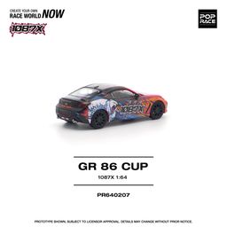 POP RACE MODEL 1/64 TOYOTA GR86 - 1087X CUP