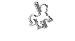 Horse Carousel out print Cookie Cutter