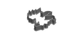 Chibi baby dragon  out print Cookie Cutter 