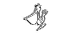 Pelle the pelican out print Cookie Cutter 