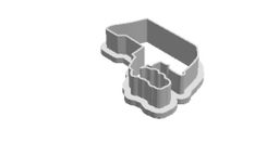 Stoom out print Cookie Cutter 