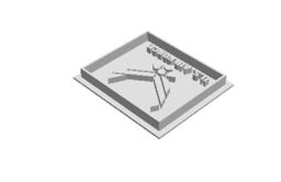 USA logo imprint Cookie Cutter