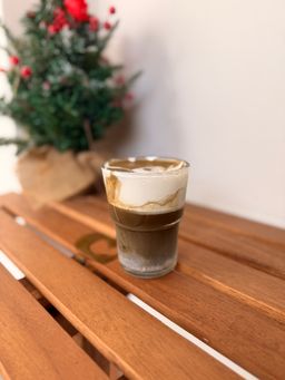 Salted Maple Houjicha Latte 🍁🤎