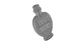 Valentine bottle 2 in 1 Cookie Cutter   