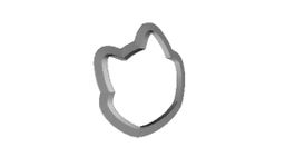 Valentine cat  2 in 1 Cookie Cutter   