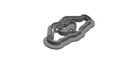 Love hands out print Cookie Cutter   