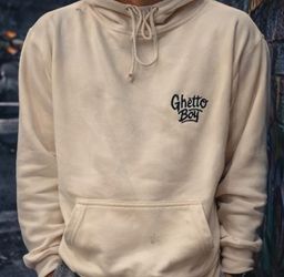 Ghetto Boy hoddies Beige