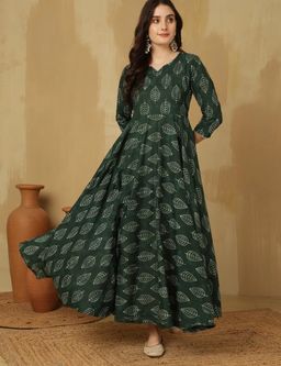 COTTON ANARKALI KURTA
