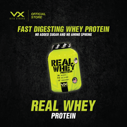 VITAXTRONG REAL WHEY (2lbs/1kg) | 26g Protein, Low Carb, Build Muscle & Burn Fat, Third-Party Lab Tested [VX]