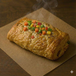 Puff Pastry mixed Veg Pie