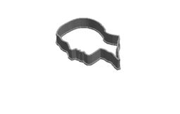 Man head out print Cookie Cutter