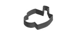 Watering can out print Cookie Cutter