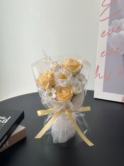 3 Stalk Soap Rose Mixed Flower Bouquet  