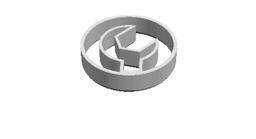 Gear Logo out print  Cookie Cutter