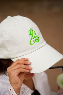 🍵 Matcha Cup كُمّة logo dad hat (Pastel Green)