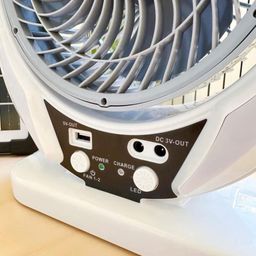 #3008 8 INCHES SOLAR POWER FAN & LIGHT