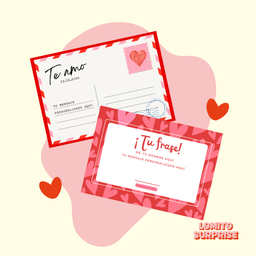 Dedicatoria impresa con diseño