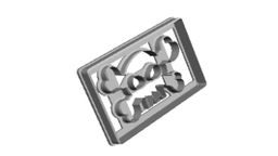 Jolly Rodger Flag out print Cookie Cutter 