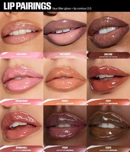 Huda Beauty Faux Filler Lip Gloss - Shade: Sugar Baby