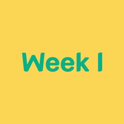 Week 1 (4-8 Jan)