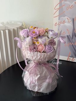 Purple Pao Pao Mixed Bouquet | 紫色泡泡混搭花束 