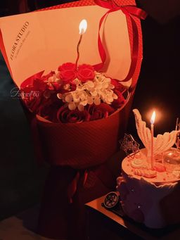 Birthday Cake Soap Flower Bouquet | 生日蛋糕香皂花束