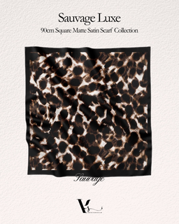 Sauvage Luxe Matte Satin Square Scarf