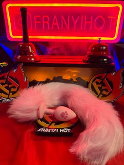 Plug Anal con cola de zorra de silicona 