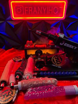 Máquina automatizada con 7 accesorios y regulador de velocidad 